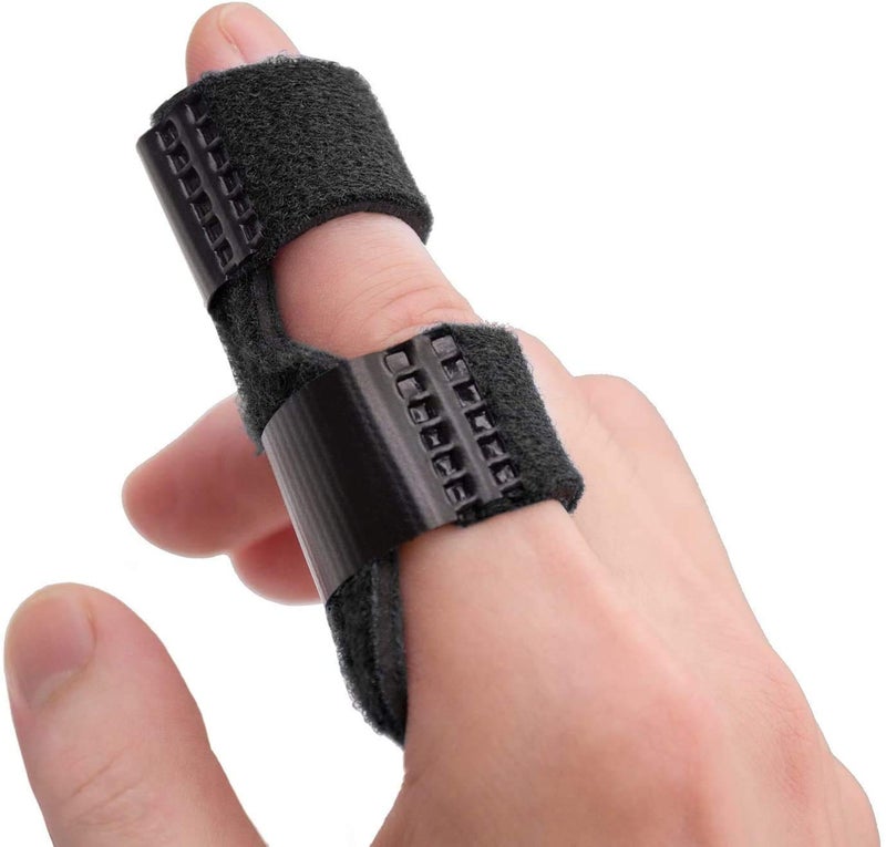 soulvinee Neoprene Pain Relief Trigger Finger Fix Splint Straightening Fracture Finger Corrector Brace Sprain Dislocation Fracture Finger Splint Concealer Support (Full Finger Splint), one_size - Image 4