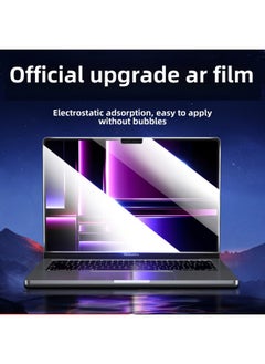 Generic Applicable To Apple MacbookproAR Antireflection Film Macbookairm3 Notebook Computer Pro13 Inch 16 14-Color:Magnetic Anti-blue Light Film★Apply Film In One Second★Does Not Damage The Coating★Does Not Stick To Fingerprints-Size:2023 Macbook Pro 16.0/16.2inch (a2780/a2485)  - Image 2