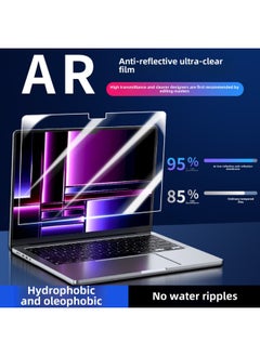Generic Applicable To Apple MacbookproAR Antireflection Film Macbookairm3 Notebook Computer Pro13 Inch 16 14-Color:Magnetic Anti-blue Light Film★Apply Film In One Second★Does Not Damage The Coating★Does Not Stick To Fingerprints-Size:2023 Macbook Pro 16.0/16.2inch (a2780/a2485)  - Image 1