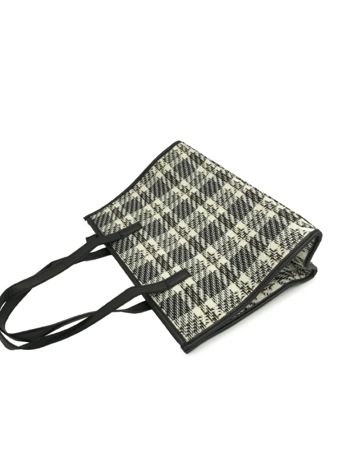 HaILYS Classic Plaid Tote Bag
