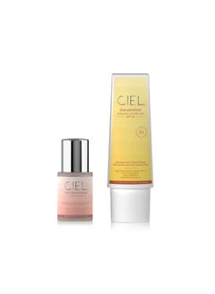 CIEL Skin Brightening Glow Serum With Vitamin C & E For Glowing Skin Daily Glow Sunscreen Spf 50 Sunscreen For Uva & Uvb Protection With Pa+++ Combo  - Image 2
