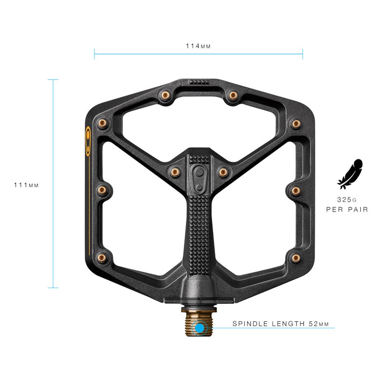 Crankbrothers Stamp 11 Large Black & Gold - Image 2