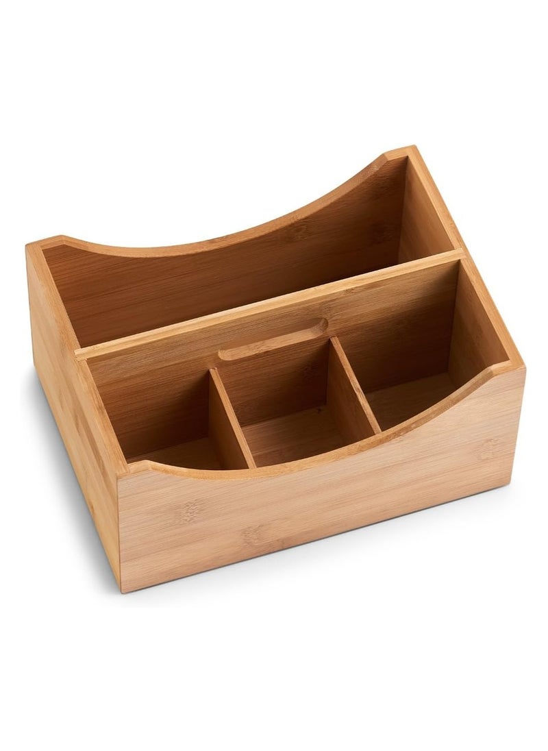 Generic - Storage Box made of natural beech wood, with dimensions of 25 × 18 × 12 cm. This box provides additional space to organize and store your belongings in an orderly manner - Image 1