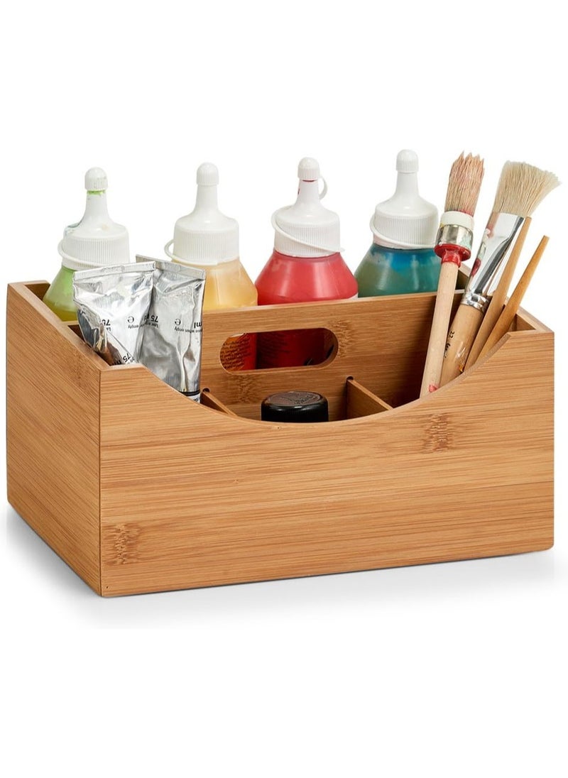 Generic - Storage Box made of natural beech wood, with dimensions of 25 × 18 × 12 cm. This box provides additional space to organize and store your belongings in an orderly manner - Image 1