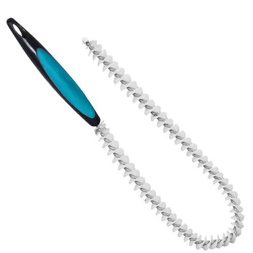 ERZA Sink Drain Overflow Cleaning Brush, Household Sewer Hair Catcher, Drain Brush, Bendable Long Pipe Cleaners Flexible Cleaning Tool for Home Kitchen Sink, Shower and Bathtub, Pack of 1 - Image 1