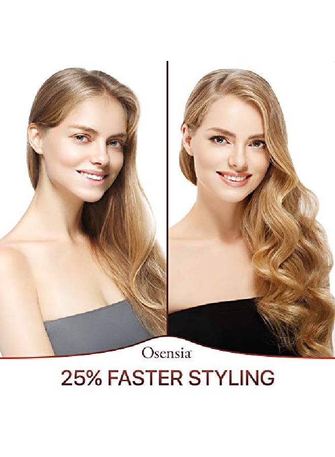 Osensia Professional Round Brush For Blow Drying 1.7 Inch 25% Faster Dry Time Ceramic Ionic Brush For Precise Styling & Volume Hairbrush Adds Wave & Enhances Shine For Men & Women - Image 5