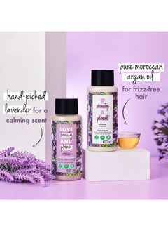 love beauty and planet Smooth Serene Shampoo With Argan Oil And Lavender, Paraben And Dye Free 200Ml  - Image 3