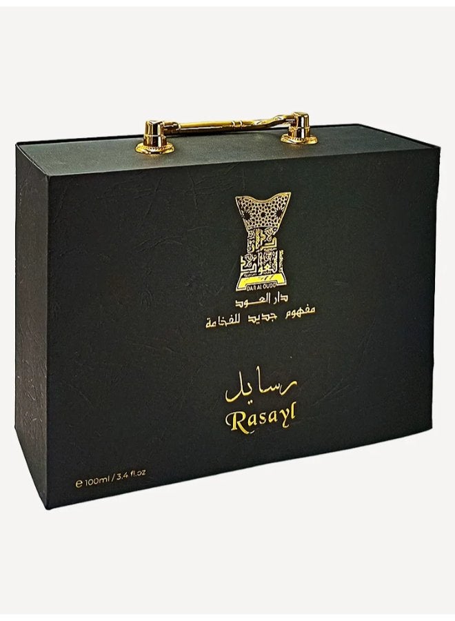 DAR AL OUDD Rasayl Eau de Parfum 100ml, Pear, Oud for Men - Image 3