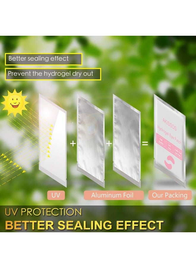 Akissos Hydrogel Eye Patch Eyelash Extension Supplies Akissos 100 Pcs Lash Extension Supplies Lift Tint Under Eye Pads Undereye Gel Patches Lint Free Professional Individual Diy Beauty Tool 3Nd Gen - Image 3