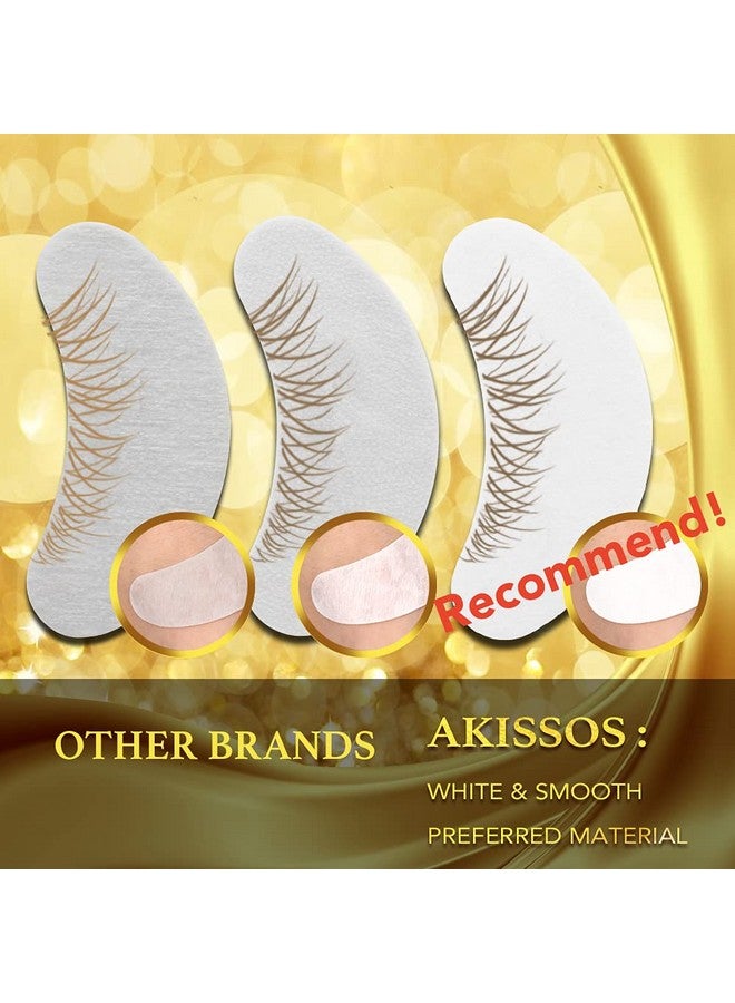 Akissos Hydrogel Eye Patch Eyelash Extension Supplies Akissos 100 Pcs Lash Extension Supplies Lift Tint Under Eye Pads Undereye Gel Patches Lint Free Professional Individual Diy Beauty Tool 3Nd Gen - Image 2