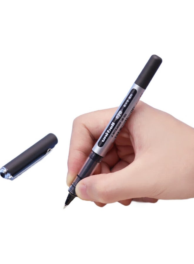 Uni Mitsubishi Uni-Ball Eye Black Gel Pen 0.5Mm, Signature Pen, Business Direct Liquid Pen, Student Exam Pen, High-Value Set, Ub-150, 10 Pieces - Image 1