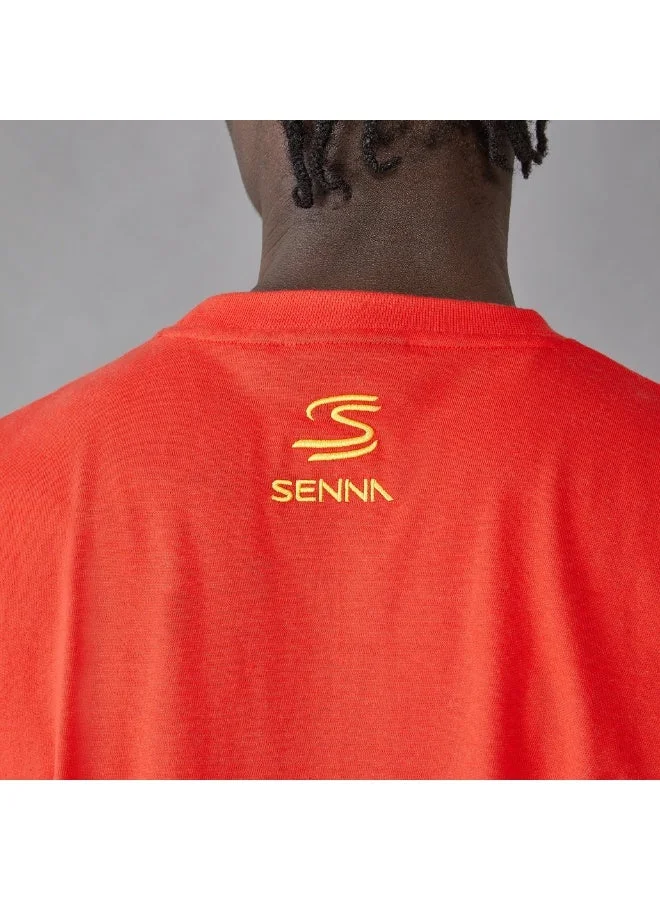 Ayrton Senna  AS FW MENS LEGACY PATCHWORK SENNA TEE for Men | Best Price UAE