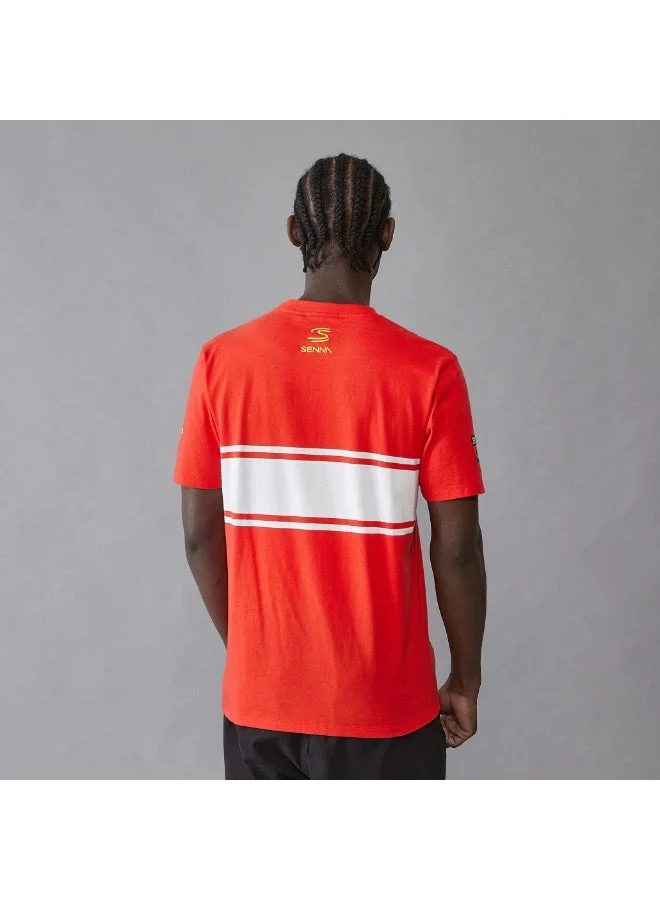 Ayrton Senna  AS FW MENS LEGACY PATCHWORK SENNA TEE for Men | Best Price UAE