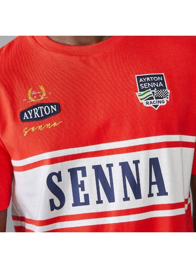 Ayrton Senna  AS FW MENS LEGACY PATCHWORK SENNA TEE for Men | Best Price UAE