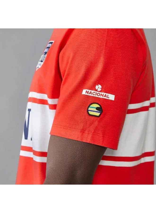 Ayrton Senna  AS FW MENS LEGACY PATCHWORK SENNA TEE for Men | Best Price UAE