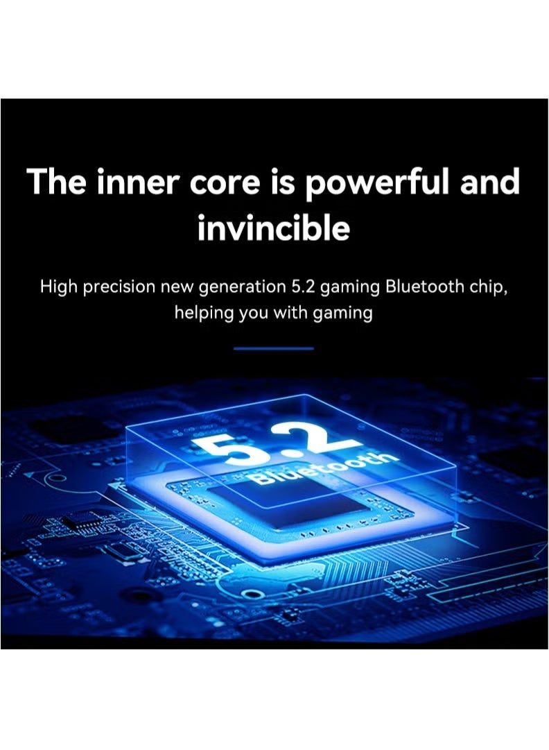 D9 Mobile Game Controller Telescopic Gamepad For Android IOS PS3 PS4 Switch ios HAll Joysitck with Turbo/6-axis Gyro/Vibration (Black)  - Image 5