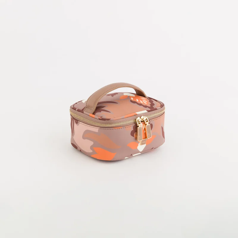 CARPISA Women's Toiletry Bag Bouquet Beauty Taupe/Multicolour