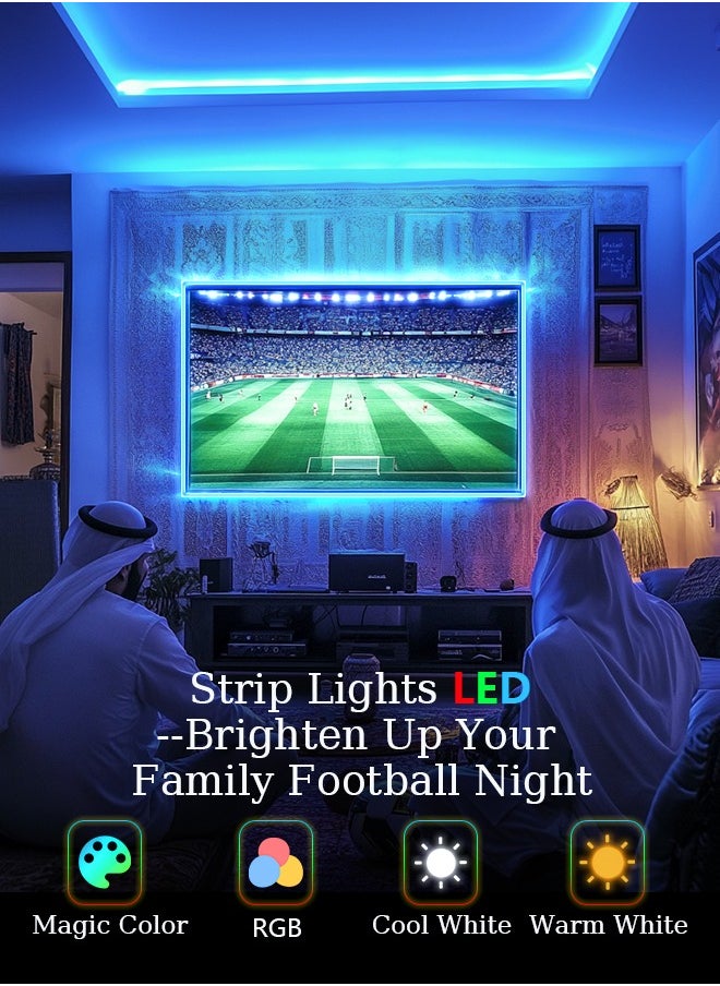 Litus - LED Light Strip Neon light with Remote Control, Plug Charge,Waterproof, Ideal for Patterns lighting, TV Backlighting, Gaming Room, Bedroom, and Indoor Decor – Available in Lengths 2m, 3m, 5m - Image 1