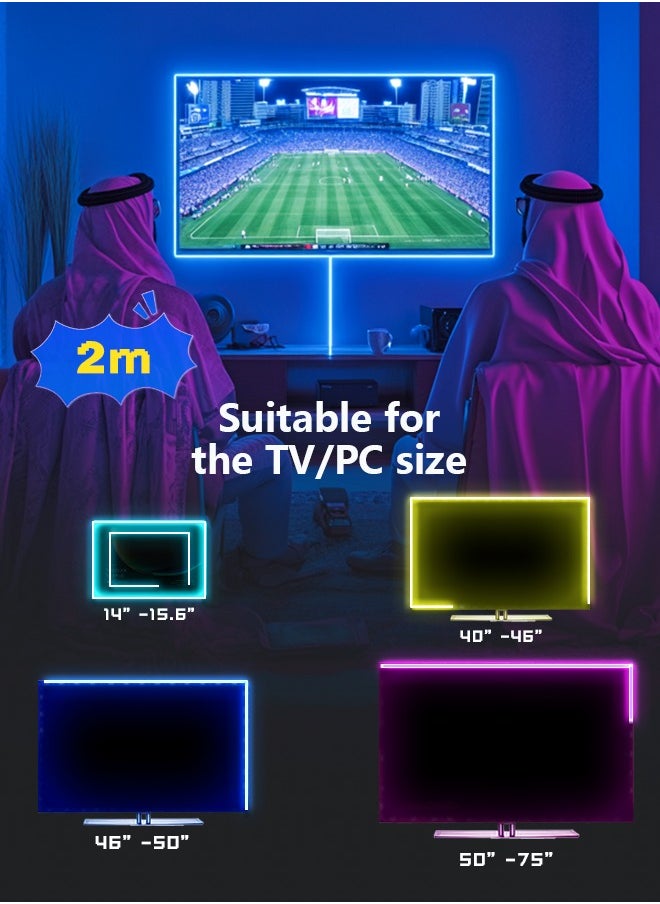 Litus - LED Light Strip Neon light with Remote Control, Plug Charge,Waterproof, Ideal for Patterns lighting, TV Backlighting, Gaming Room, Bedroom, and Indoor Decor – Available in Lengths 2m, 3m, 5m - Image 1