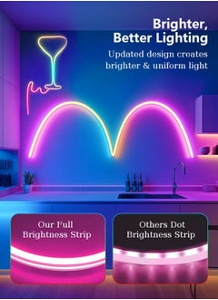 LED Light Strip Neon light with Remote Control, Plug Charge,Waterproof, Ideal for Patterns lighting, TV Backlighting, Gaming Room, Bedroom, and Indoor Decor – Available in Lengths 2m, 3m, 5m - pzsku/Z88975667678424E87790Z/45/_/1730444196/73ea6801-f3e3-4005-89cc-c0d2c1c53b8e