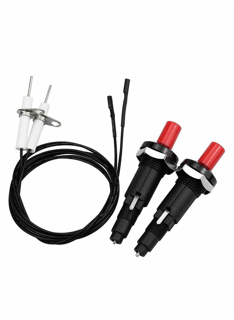 Y&D - Piezoelectric Igniter, 30cm Long Propane Push Button Piezo Igniter Kit - Image 1