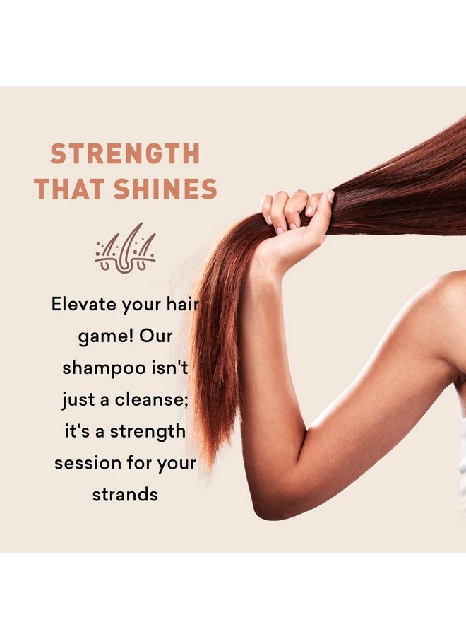 Just Nutritive Thin Hair Shampoo Visibly Thicker Appearance Natural Shampoo For Enhanced Volume 16 Fl Oz  - Image 5