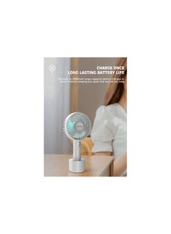 Lenyes LENYES LHF02 Portable Rechargeable Desk Fan with Adjustable Speeds and Quiet Operation for Home, Office, and Outdoor Use  - Image 4