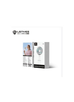 Lenyes LENYES LHF02 Portable Rechargeable Desk Fan with Adjustable Speeds and Quiet Operation for Home, Office, and Outdoor Use  - Image 2