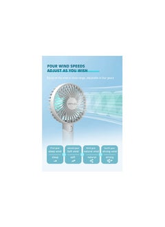 Lenyes LENYES LHF02 Portable Rechargeable Desk Fan with Adjustable Speeds and Quiet Operation for Home, Office, and Outdoor Use  - Image 3