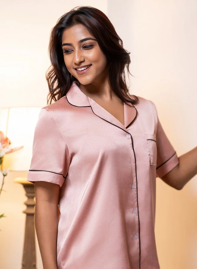 Aadaraya Aadaraya Short Set Shirt & Shorts