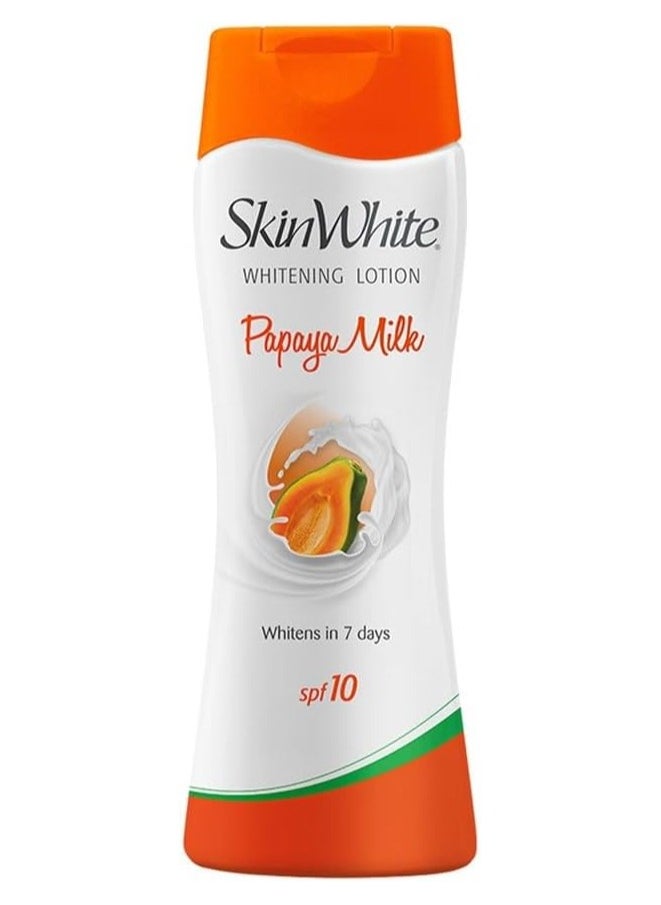skin white SKIN WHITE Whitening Papaya Milk Lotion SPF10 200ml  - Image 1