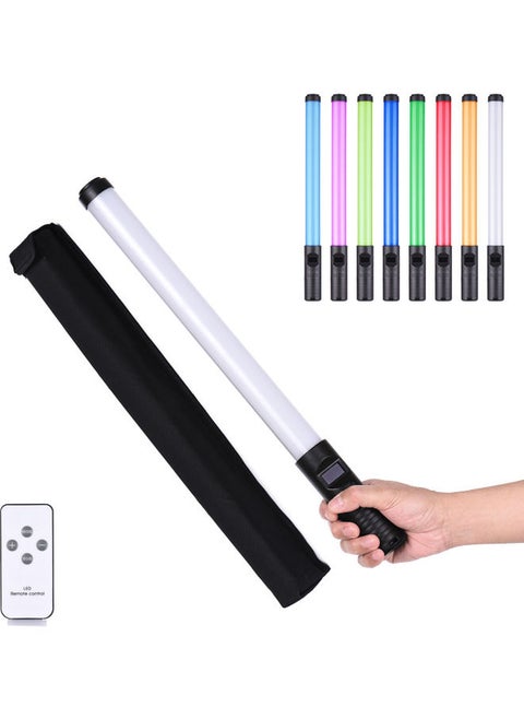 عصا تصوير محمولة باليد بإضاءة LED متعددة الألوان RGB متعدد الألوان