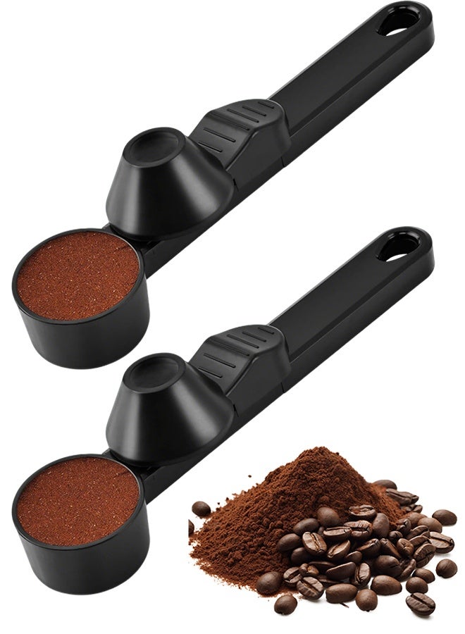 2PCS Coffee Scoop with Funnel, Measuring Spoon for Ground Coffee and Protein Powder - Image 1