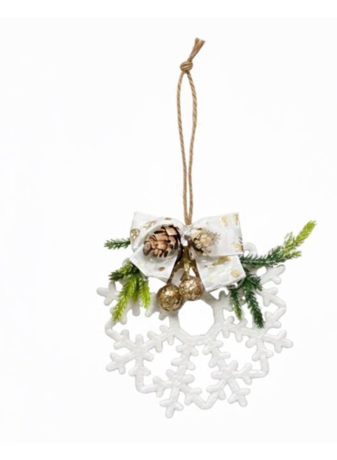 AKDC زينة عيد الميلاد المعلقة، زينة العطلات، ديكور شجرة عيد الميلاد الاحتفالي - 10 سم - Image 2