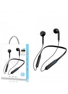 KIN KL-03 Bluetooth Sports Neckband Earphones Black 