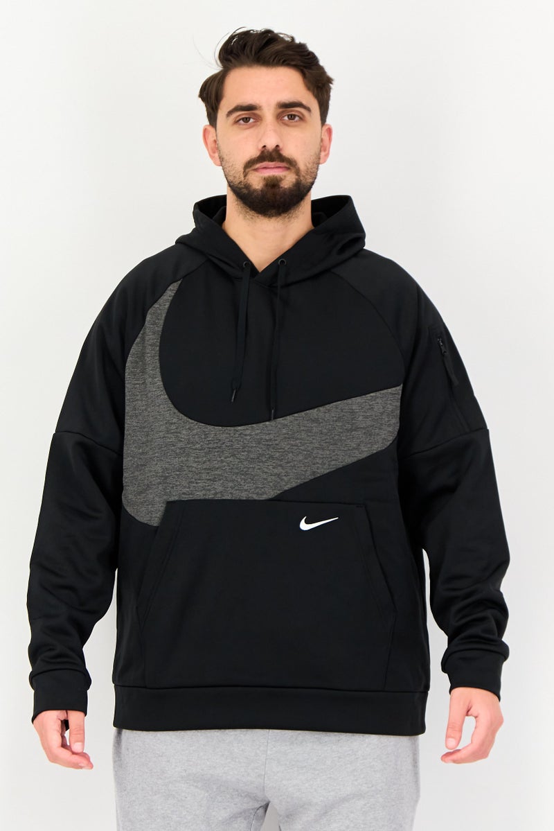 Nike Men Therma Fit Long Sleeve Outdoor Hoodies, Black - Image 1