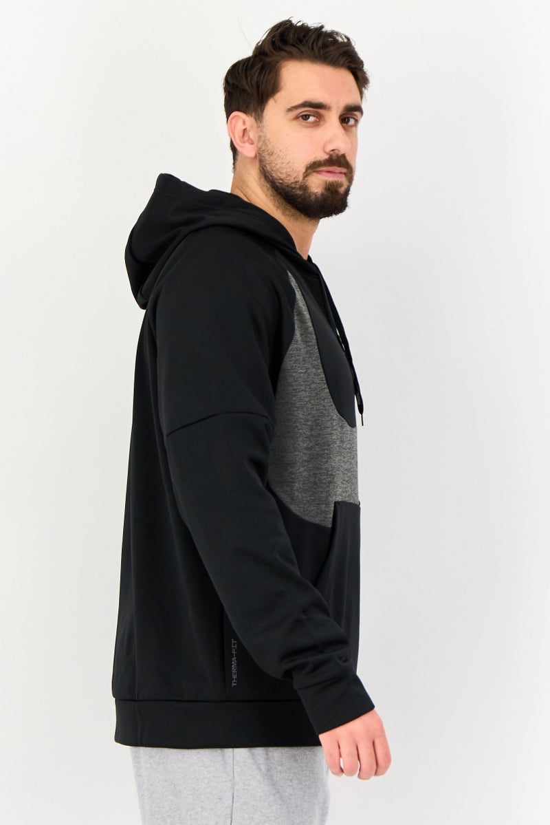 Nike Men Therma Fit Long Sleeve Outdoor Hoodies, Black - Image 2