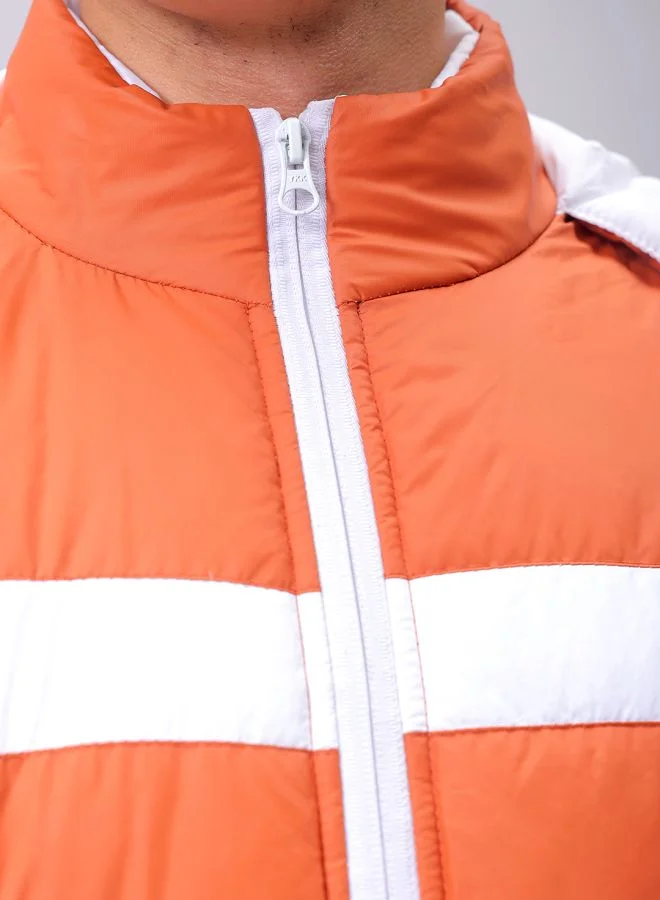 شركة المرآب الهندية Men Slim Fit Mix & Match Puffer Jackets