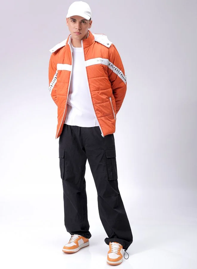 شركة المرآب الهندية Men Slim Fit Mix & Match Puffer Jackets