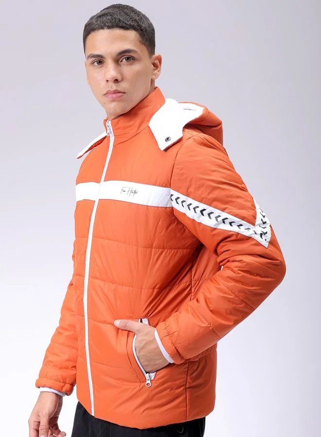 شركة المرآب الهندية Men Slim Fit Mix & Match Puffer Jackets
