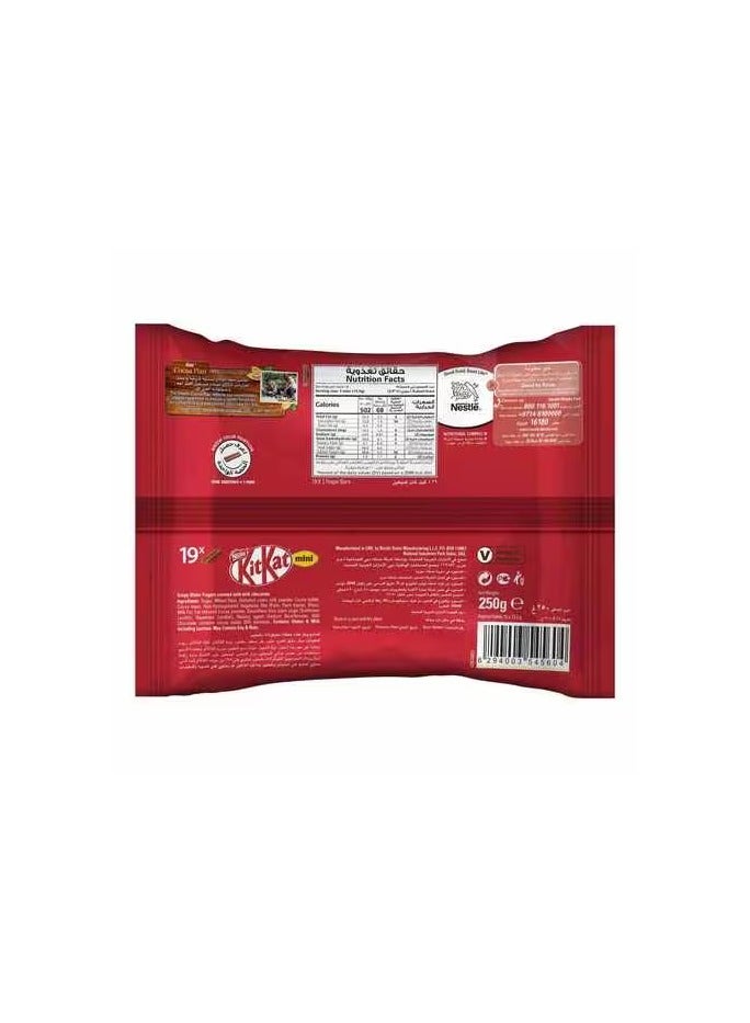 Nestle Kitkat 2 Finger Mini Milk Chocolate Wafers Bag 250g
