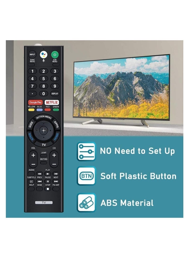 PopZa CtrlTV Remote for Sony Smart Bravia Remote, Sony Bluetooth Voice Search Mic Remote and Sony Smart Bravia Android TVs, Sony 4K UHD Crystal HDR TV - Image 4