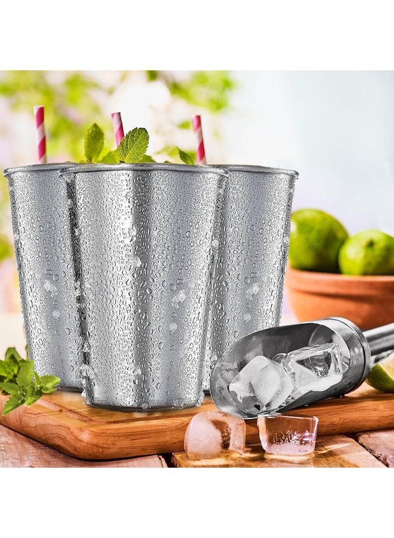 CHILLOUT LIFE Stainless Steel Kids Cups 8 oz - Stainless Steel Small Children Cups for Home & Outdoor Activities, BPA Free Unbreakable Premium Stackable Metal Drinking Glasses (4-Pack) - Image 2