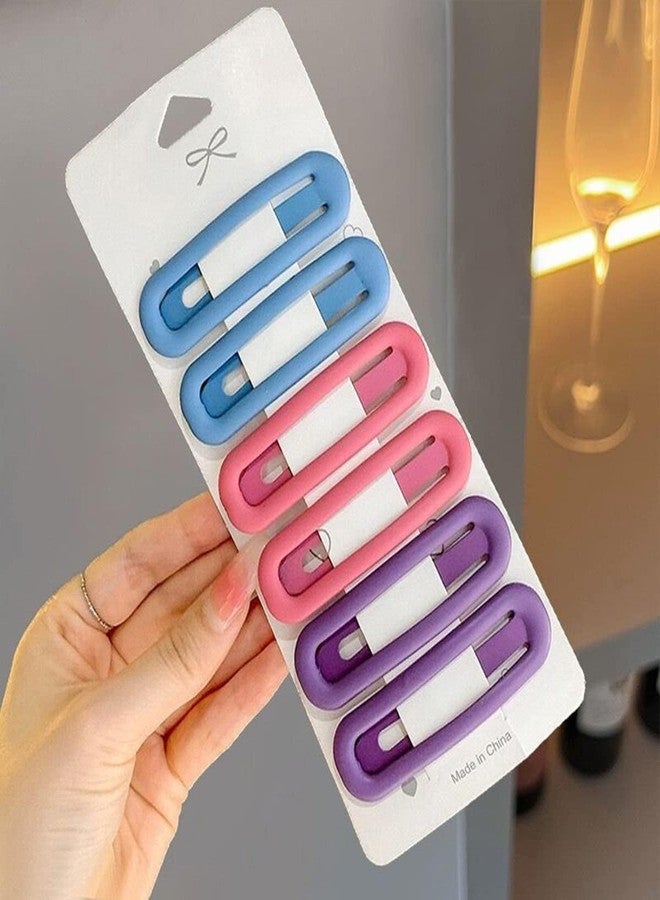 QUILBOOL Stylish Hair Clip Multicolor Flate Hair pin Tictac Mate Hair Accessories fashion Korean Hair Pin Hair Claw For Girls Women (Multicolor, Pack of 10 (Tictac pin)) - Image 1