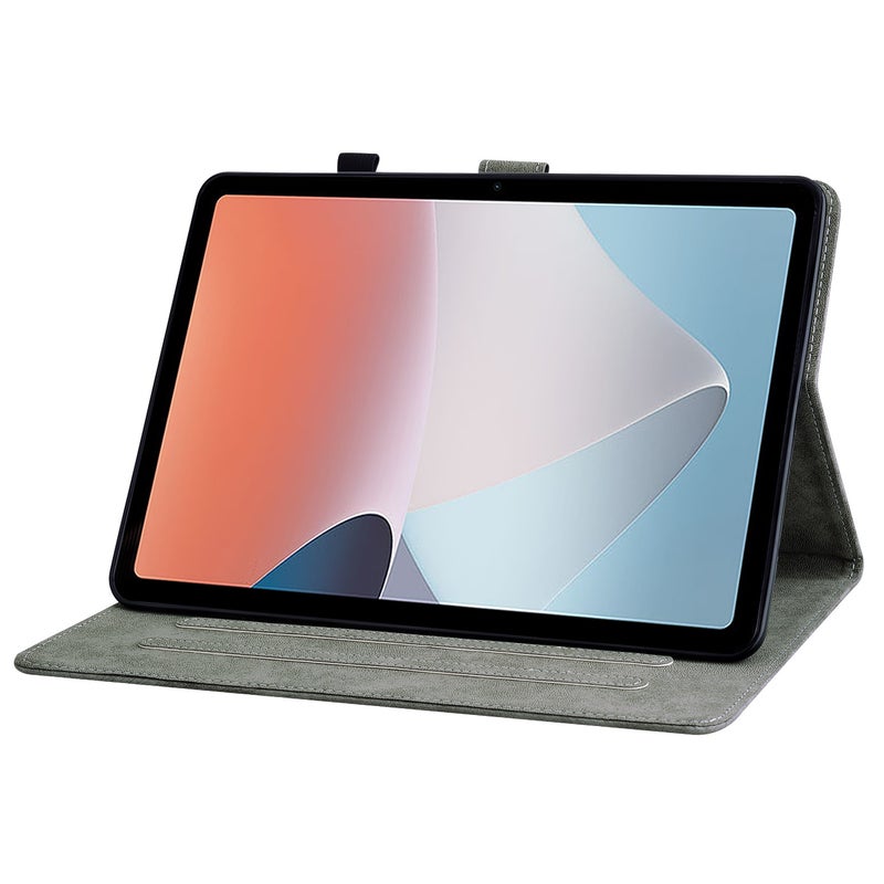 erorex For Oppo Pad Air Tiger Pattern Pu Tablet Case(Black) - Image 4