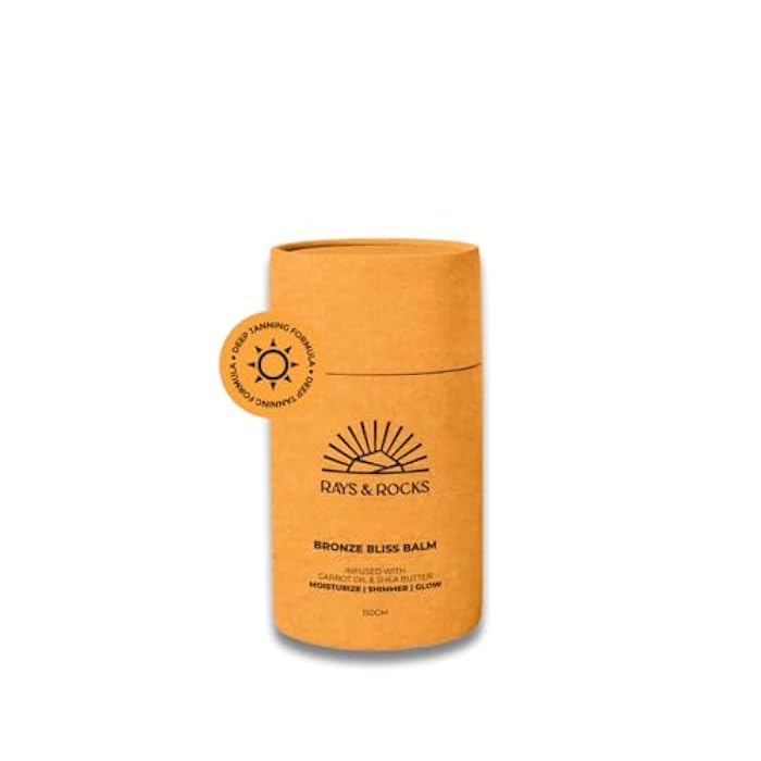 Rays & Rocks Bronze Bliss Balm, Shimmery Bronzing Balm with Moisturising Formula, 150g - Image 1