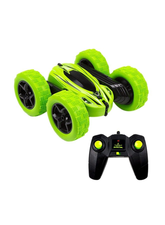 Remote Control Car for Kids 3-12 Years Old, Birthday Gift Toy for Boys Age 4 5 6 7 8, RC Car Stunt with Light 4WD Double Side Racing Vehicle 360° Flips for Girls Offroad Indoor Outdoor Sand Grass Garden Green - Image 2