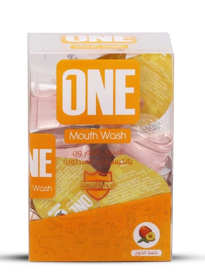 وان أدفانسيد غسول فم بنكهة الخوخ 20 كبسولة - Image 1