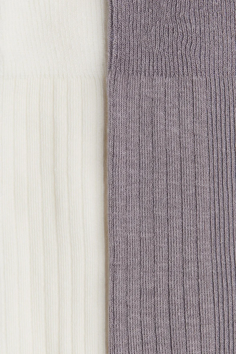 H&M 2-pack rib-knit socks