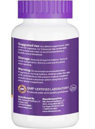 Turmeric Curcumin 1500mg Highest Potency Available, Premium Joint & Healthy Inflammatory Support with 95% Standardized Curcuminoids, with Black Pepper, 90 Veggie Capsules - view 3